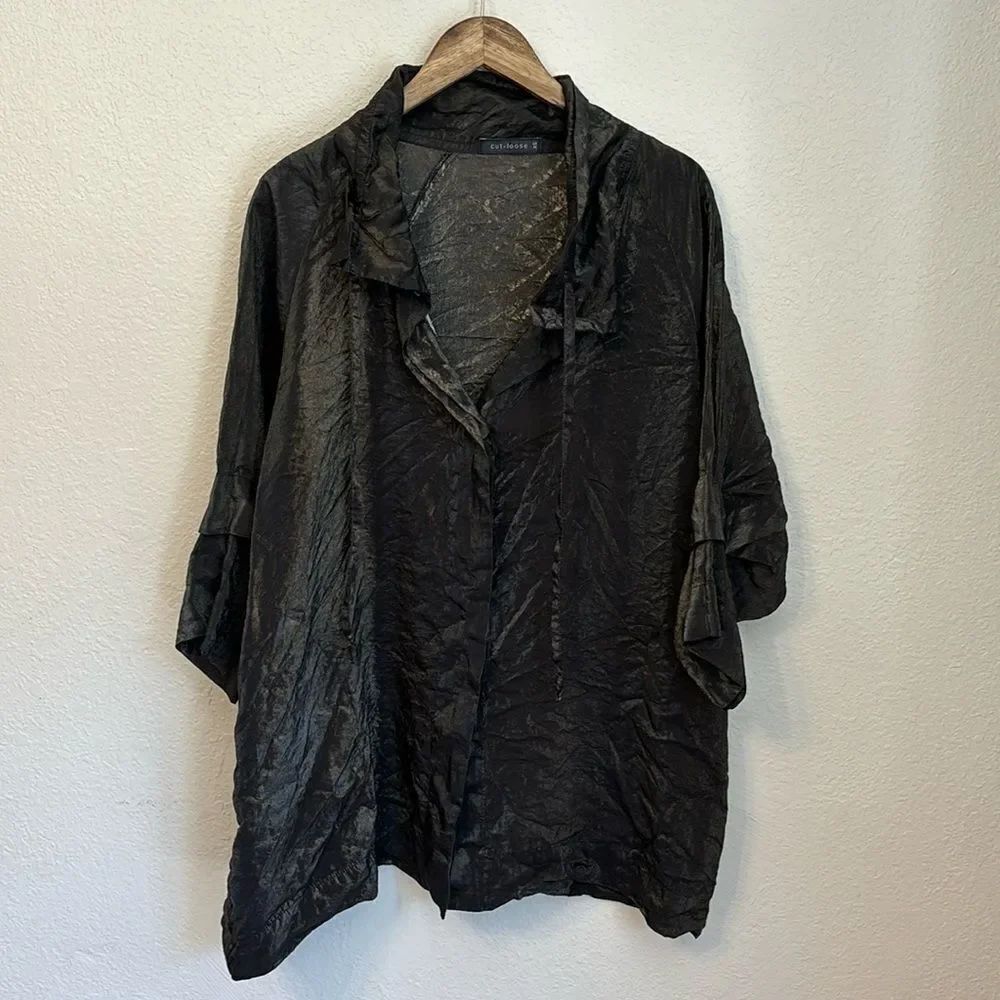 Cut Loose Lagenlook Oversize Jacket XS